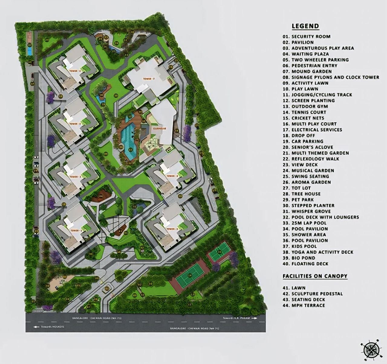 Sattva Aangane Master Plan